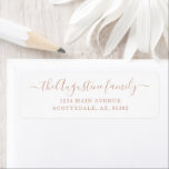 Personalised Return Address Labels<br><div class="desc">Elegant personalised return address labels for your invitation envelopes.</div>