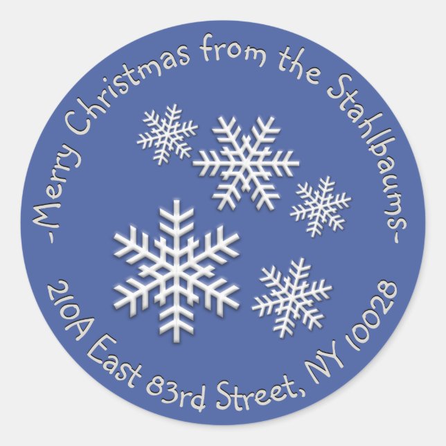 Personalised Return Address Package or Gift Label (Front)