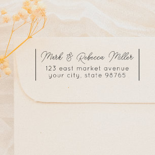 Personalised Return Address Rubber Stamp