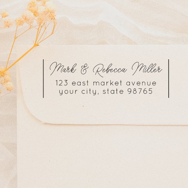 Personalised Return Address Rubber Stamp (Creator Uploaded)