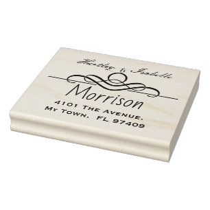 Personalised Return Address Rubber Stamp