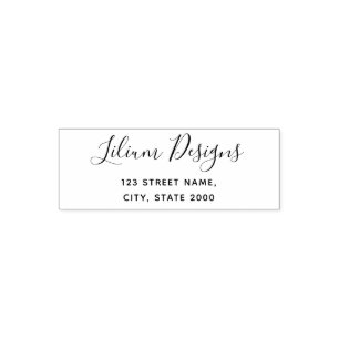 Personalised Return Address Self-inking Stamp
