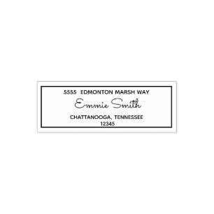 Personalised Return Address Self-inking Stamp