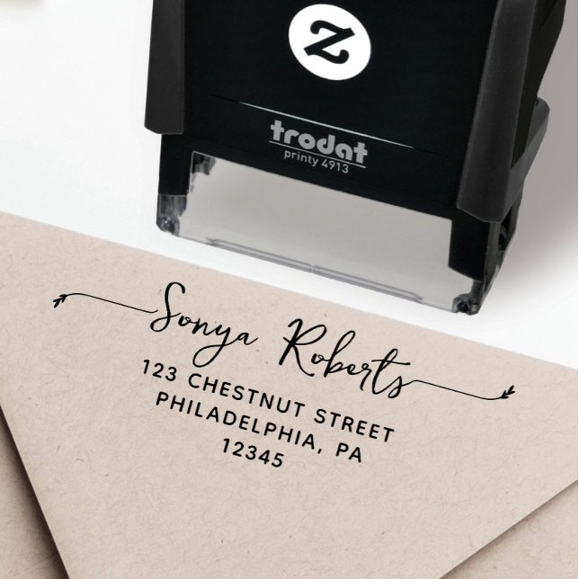 Personalised Return Address Self-Inking Stamp (Custom Return Address Stamp, Self-Inking Return Address Stamp, Personalized Stamp)
