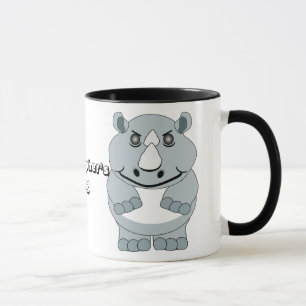 Personalised Rhino Design Mug