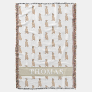 Personalised Rhodesian Ridgeback Throw Blanket