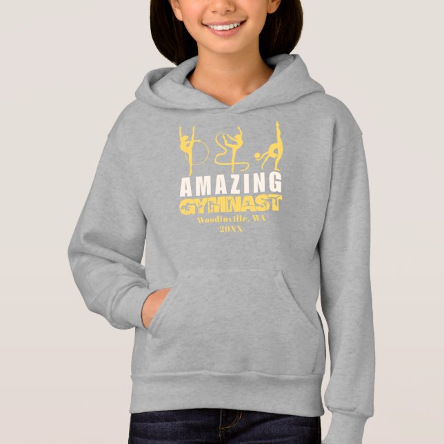 Personalised Rhythmic Gymnastic Location Date Name (Front)