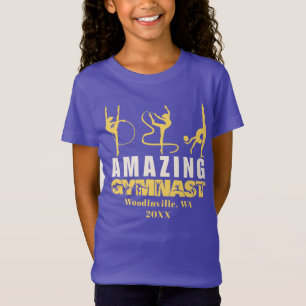 Personalised Rhythmic Gymnastic Location Date Name T-Shirt