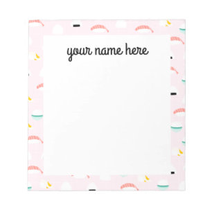 Personalised Rice Balls Notepad
