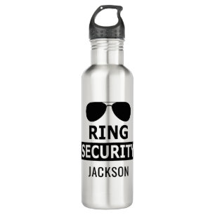 Personalised Ring Security Ring Bearer 710 Ml Water Bottle
