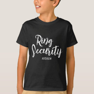 Personalised Ring Security Ring Bearer T-Shirt