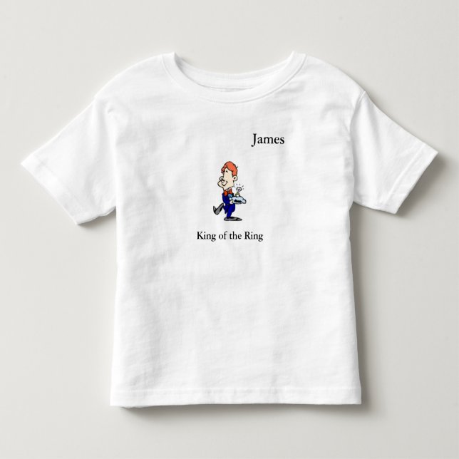 Personalised Ringbearer T-shirt (Front)