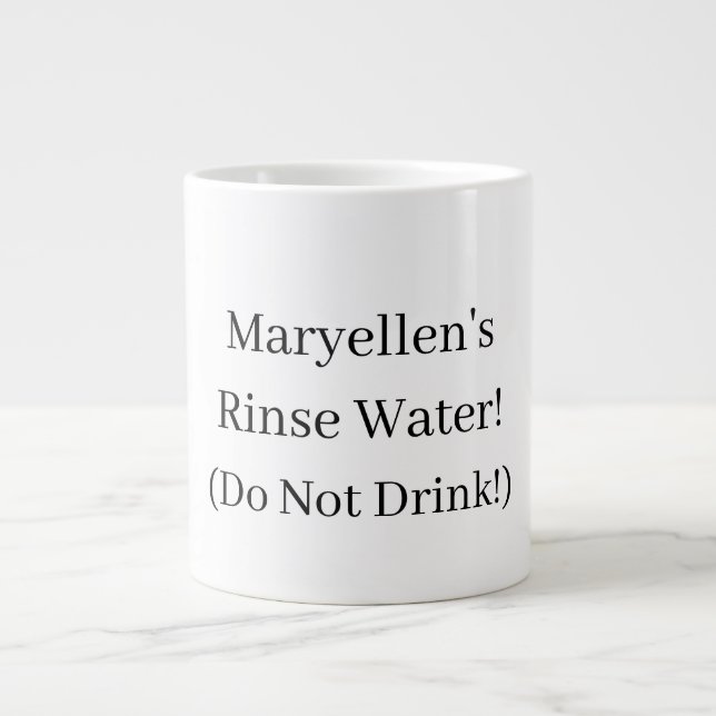 Personalised "Rinse Water" Mug for artists (Front)