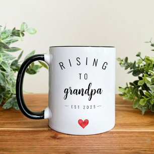 Personalised Rising to Grandpa Mug