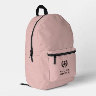 Personalised RN Nursing School Graduation Elegant Printed Backpack