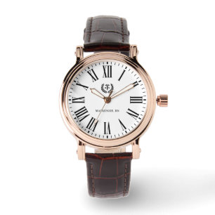 Personalised RN Nursing School Graduation Elegant Watch