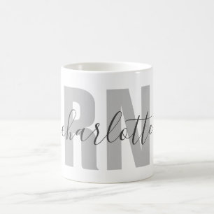 Personalised RN Registered Nurse Graduation Coffee Mug