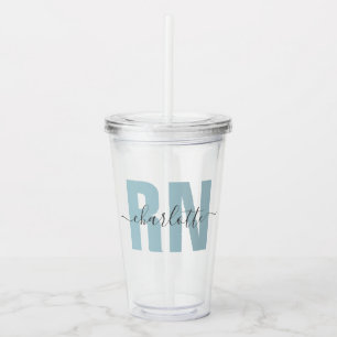 Personalised RN Registered Nurse Graduation Gifts Acrylic Tumbler