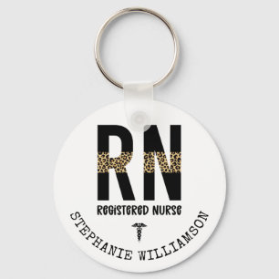 Personalised RN Registered Nurse Graduation Gifts Key Ring