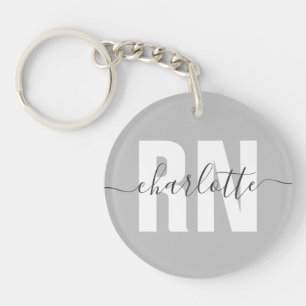 Personalised RN Registered Nurse Graduation Gifts  Key Ring