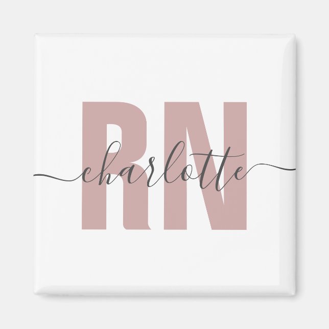 Personalised RN Registered Nurse Graduation Gifts Magnet (Front)