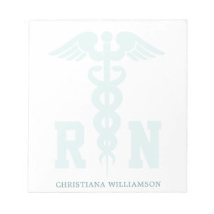 Personalised RN Registered Nurse Graduation Gifts Notepad