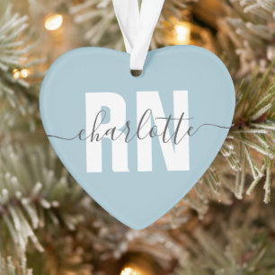 Personalised RN Registered Nurse Graduation Gifts Ornament