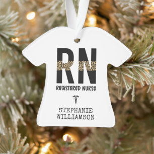 Personalised RN Registered Nurse Graduation Gifts Ornament