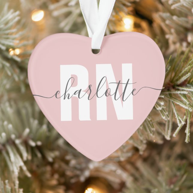 Personalised RN Registered Nurse Graduation Gifts  Ornament (Tree)
