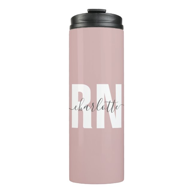 Personalised RN Registered Nurse Graduation Gifts  Thermal Tumbler (Front)