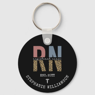 Personalised RN Registered Nurse Graduation  Key Ring