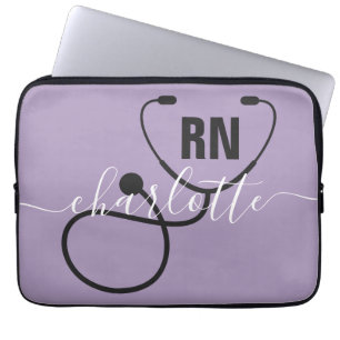 Personalised RN Registered Nurse Graduation Laptop Sleeve