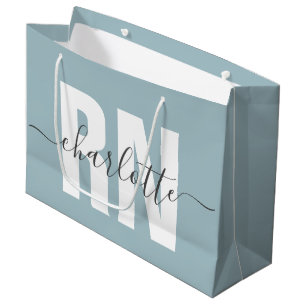 Personalised RN Registered Nurse Graduation Large Gift Bag