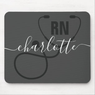 Personalised RN Registered Nurse Graduation  Mouse Mat