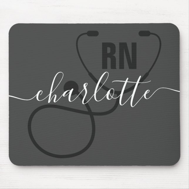 Personalised RN Registered Nurse Graduation  Mouse Mat (Front)