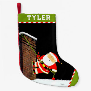 Personalised Rock Climbing Small Christmas Stocking