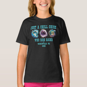 Personalised Rock Collecting Location Date Name T-Shirt