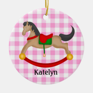 Personalised Rocking Horse Christmas Ornament
