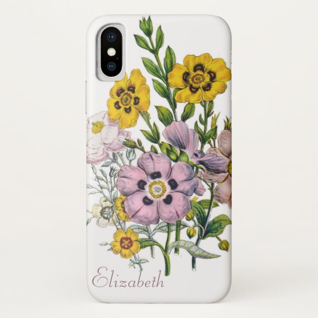 Personalised Rockroses Case-Mate iPhone Case (Back)