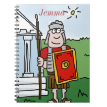 Personalised 'Romans' history notebook