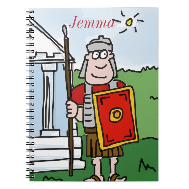 Personalised 'Romans' history notebook (Front)