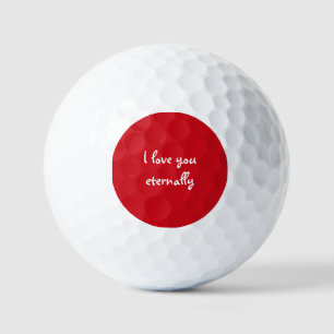 Personalised, Romantic, Eternal Love Golf Balls