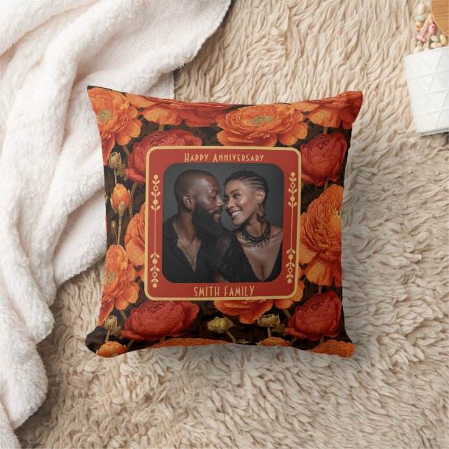 Personalised Romantic Marriage Throw Pillow  (Blanket)