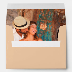 Personalised Romantic Photo Image Inside Lined Envelopes
