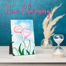 Personalised Romantic Sign Heart Balloons in Sky