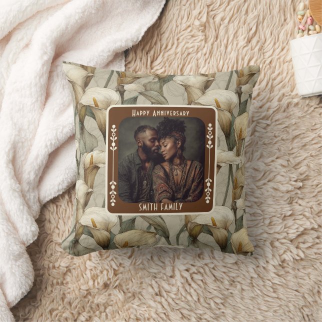 Personalised Romantic Throw Pillow  For In-Laws (Blanket)