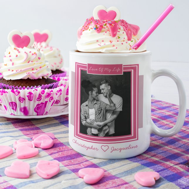 Personalised Romantic Valentine's Day Photo Coffee Mug (Creator Uploaded)