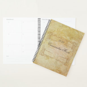 Personalised  Romantic Vintage   Planner