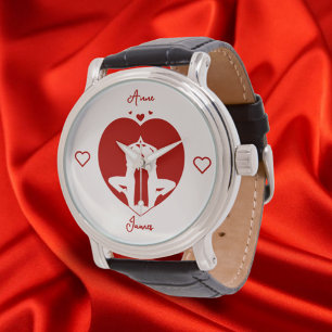 Personalised Romantic Yoga Couple eWatch Watch