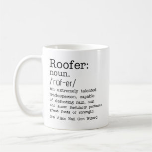 Personalised Roofer Coffee Mug
